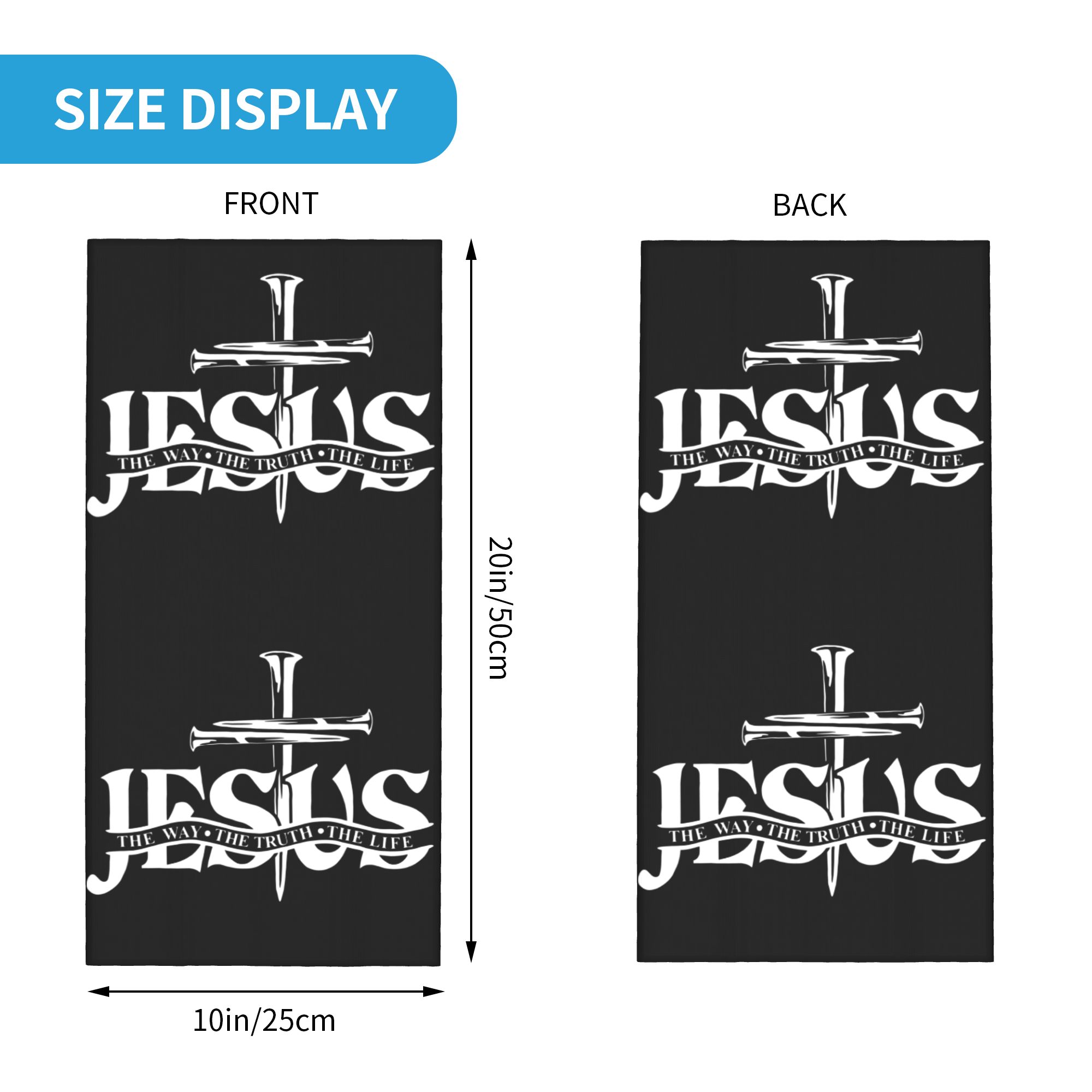 Benutzerdefinierte Jesus The W – Neck Gaiter Face Cover Bewertung und Preis