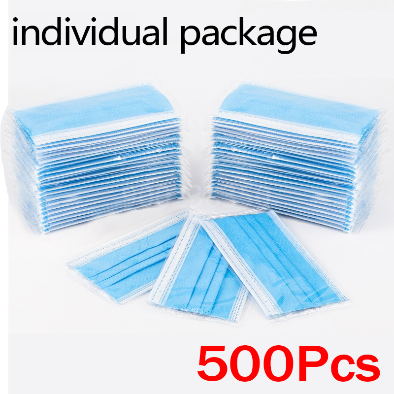 10-500 Stück Einweg-Masken für – Disposable Mask Blue Bewertung und Preis
